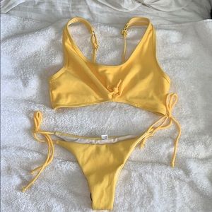 Yellow bikini